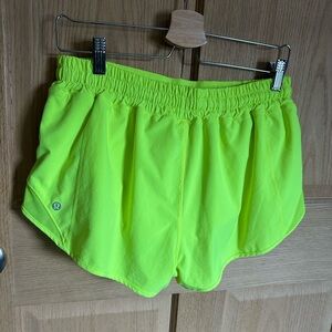 lululemon athletica Green Athletic Shorts Lightweight Performance Size 12 R